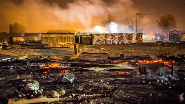 Incendiu devastator în Franţa. Foto: AFP
