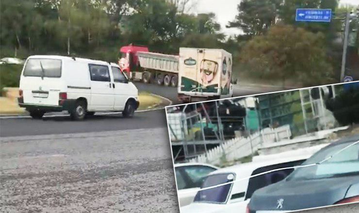 Вылетевший из-под колес камень повредил лобовое стекло автомобиля.