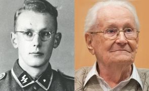 Oskar Groening, fost membru al SS şi contabil la Auschwitz. 