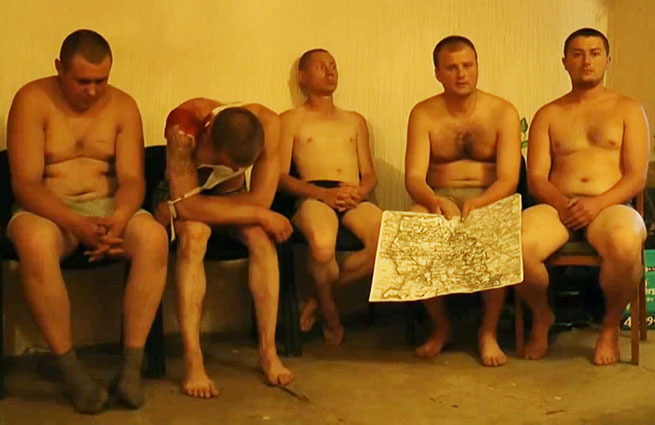 В плен к ополченцам в Луганской области попали восемь украинских солдат. Фото: Скриншот из видео