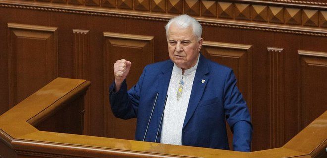 Новый глава украинской делегации в ТКГ Леонид Кравчук.