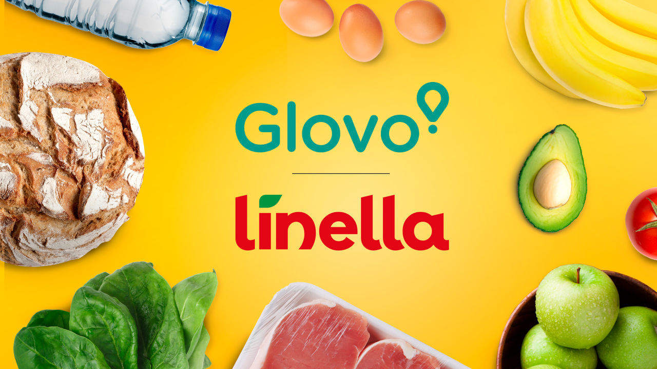 Glovo доставляет товары из Linella