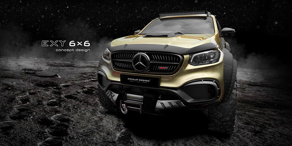 Тюнинг-ателье Carlex Design построит шестиколесную версию пикапа Mercedes-Benz X-Class. 