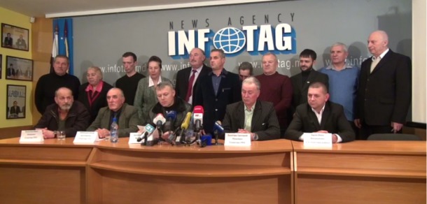 500 de comuniști pleacă din PCRM la PSRM. Foto: captură video / privesc.eu