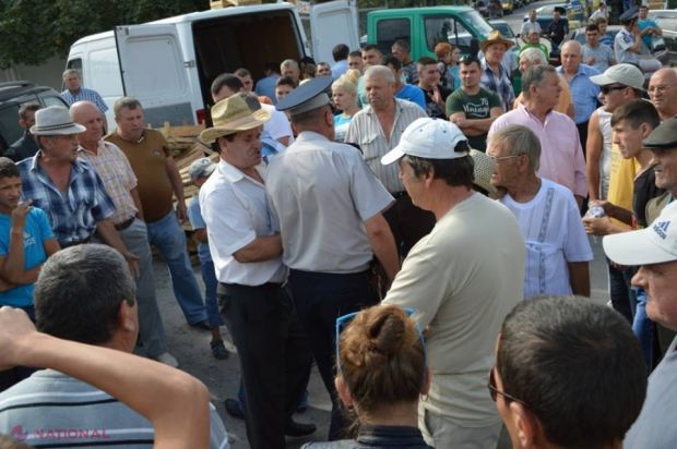 Scandal la piaţa de la Soldăneşti. Foto: ziarulnational.md