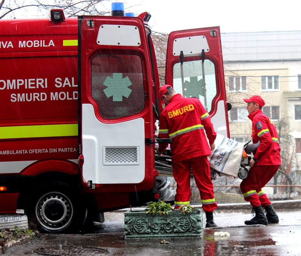 Moldoveanca internată în Italia, adusă în țară de un echipaj SMURD