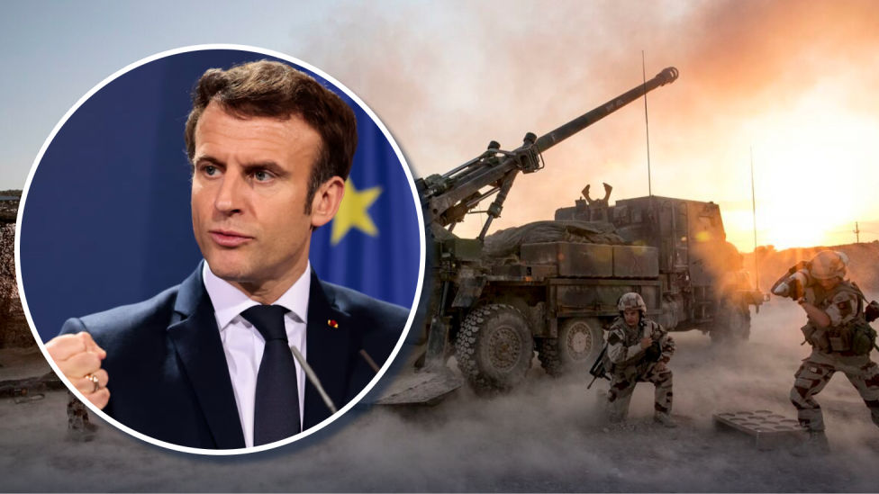 Макрон пообещал Украине САУ Caesar и другое оружие в начале 2023 года.