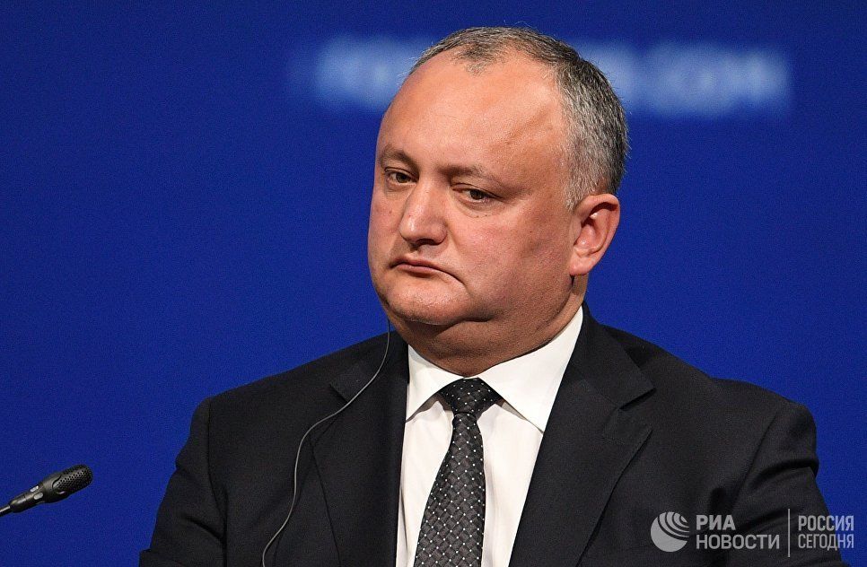 Президент Молдовыы Игорь Додон.