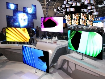 55-дюймовые OLED-телевизоры Samsung, фото с сайта компании.
