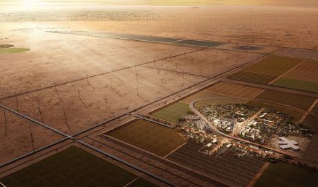 Oraşul construit este planificat pentru o populaţie de 35.000 de oameni. Foto: cnn.com