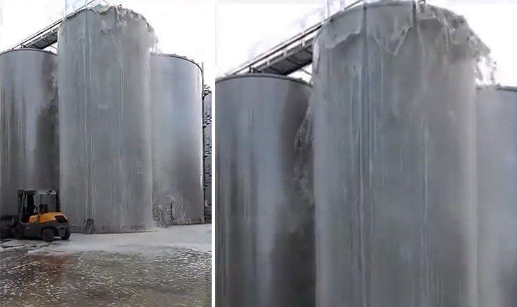 В Италии на заводе взорвалась цистерна с игристым вином.
