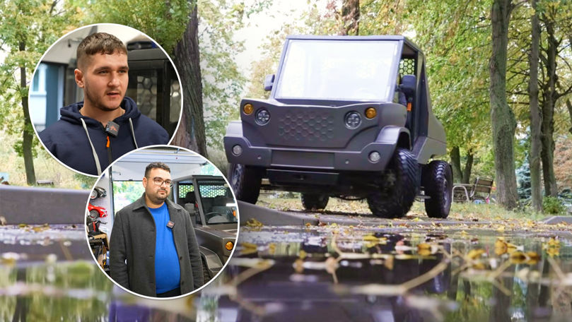 Студент ТУМ модернизировал первый электромобиль, созданный в Молдове.