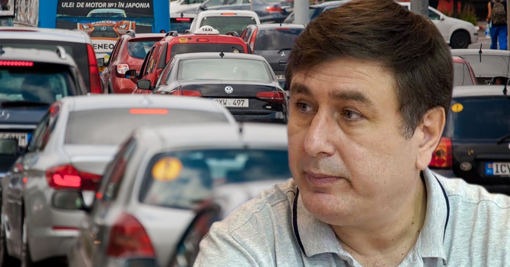 Ионицэ: Число авто растет, а дорожная инфраструктура остается прежней. Коллаж: Point.md