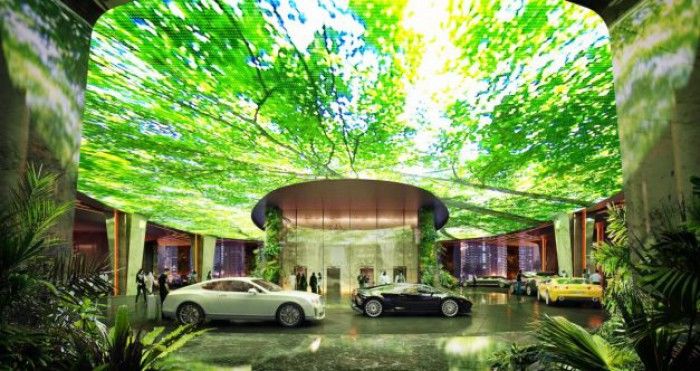 Primul hotel din lume care va avea amenajată o junglă în interior. Foto: businessinsider.com