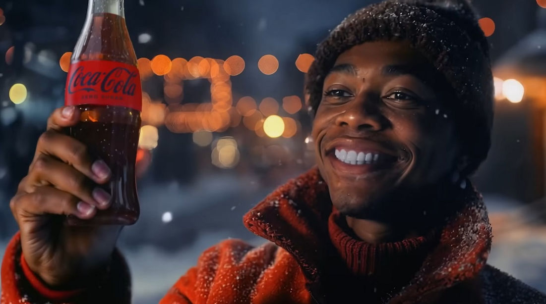 Coca-Cola a folosit IA pentru reclama sa emblematică de Crăciun.