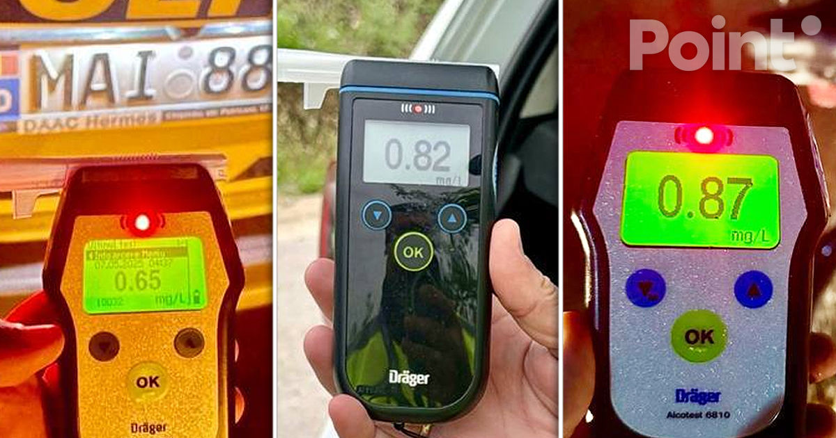 15 cazuri de conducere sub influența alcoolului, identificate de Poliție în 24 de ore.