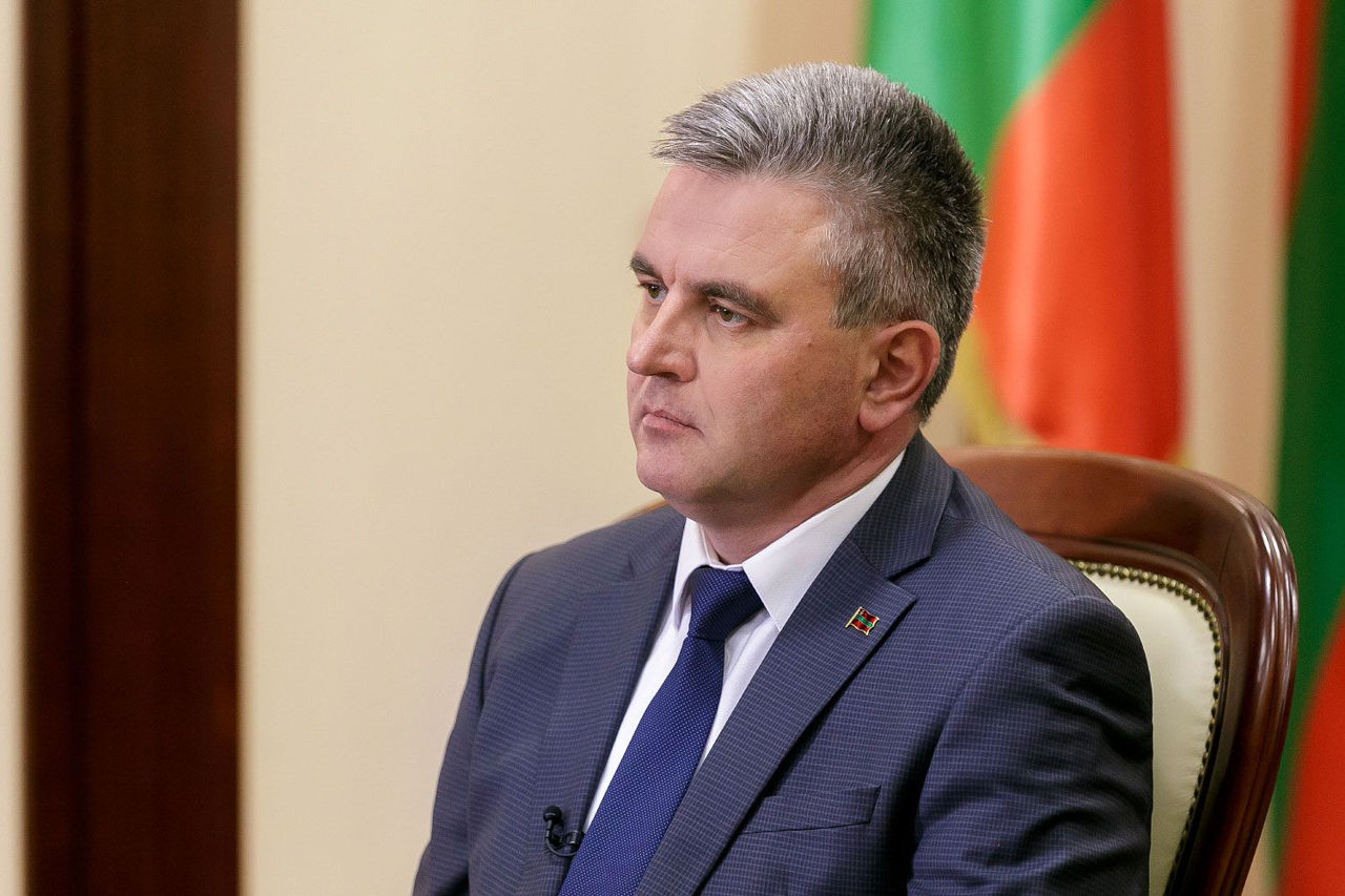 Тираспольский лидер Вадим Красносельский.