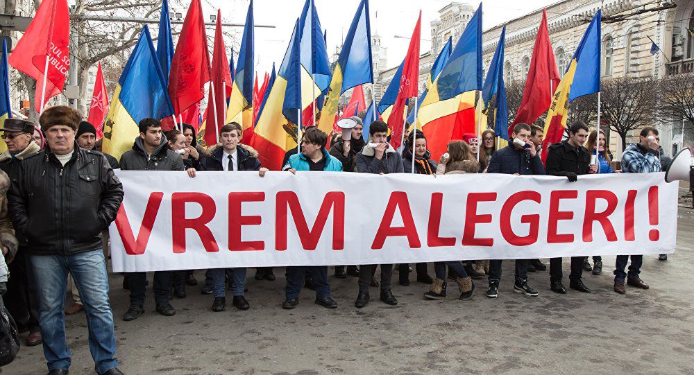 Reprezentanții PSRM au menționat că nu au de gând să le dea autorităților niciun fel de răgaz. Foto: Sputnik/ Мирослав Ротарь