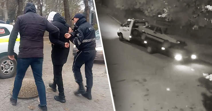 Житель столицы угнал авто при помощи эвакуатора. Коллаж: Point.md
