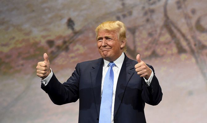 Кандидат в президенты США Дональд Трамп.