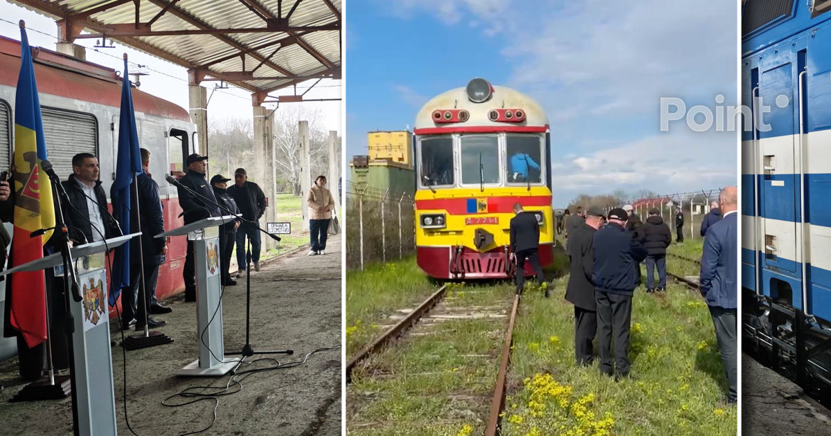 La deschiderea liniei feroviare Cantemir-Fălciu s-a defectat locomotiva care transporta oficiali și presa.