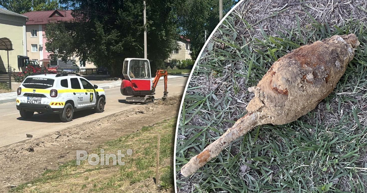 В Леова во время ремонта дороги нашли гранату времён Второй мировой войны.