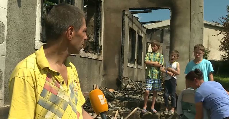 Многодетная семья из Каларашского района в одночасье лишилась жилья.