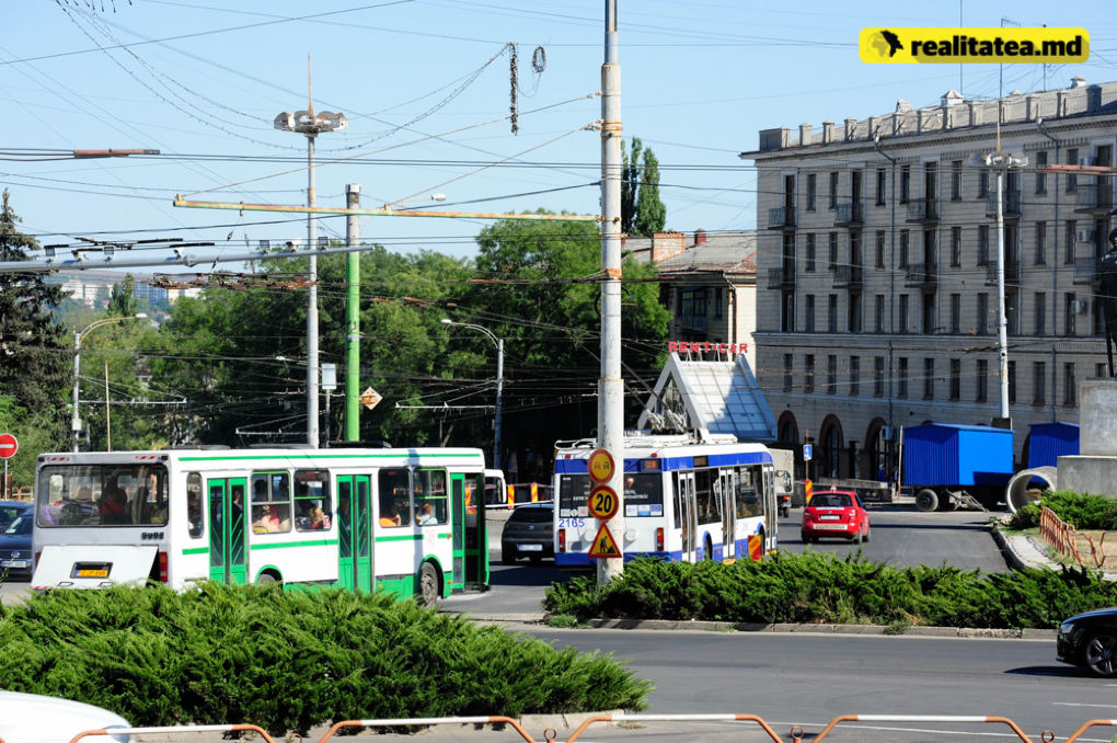 Ruta de troleibuz nr. 4 din Chișinău își modifică temporar traseul