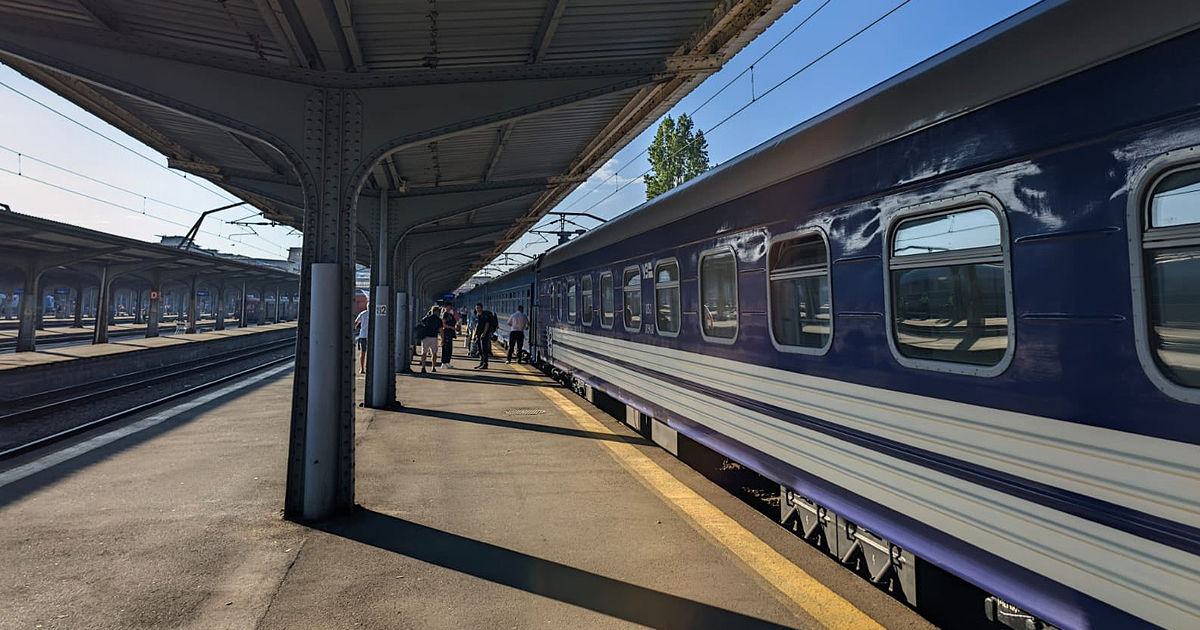 Trenul direct Kiev – București a început să circule.