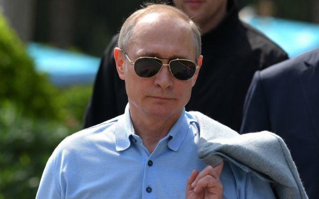 Preşedintele Rusiei, Vladimir Putin.