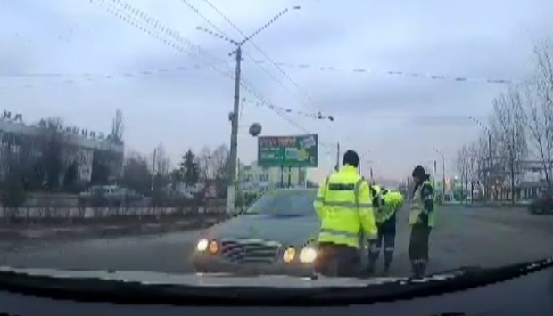 Cum un șofer a ajuns să fie încătușat în nordul țării. Foto: realitatea.md