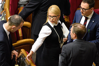 Тимошенко занимала пост председателя правительства Украины с 2007 по 2010 год.