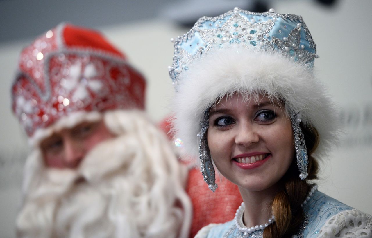 В новогодние праздники жители столицы Украины увидят Святого Николая вместо Деда Мороза и его внучки.  Фото: © РИА Новости/Максим Блинов