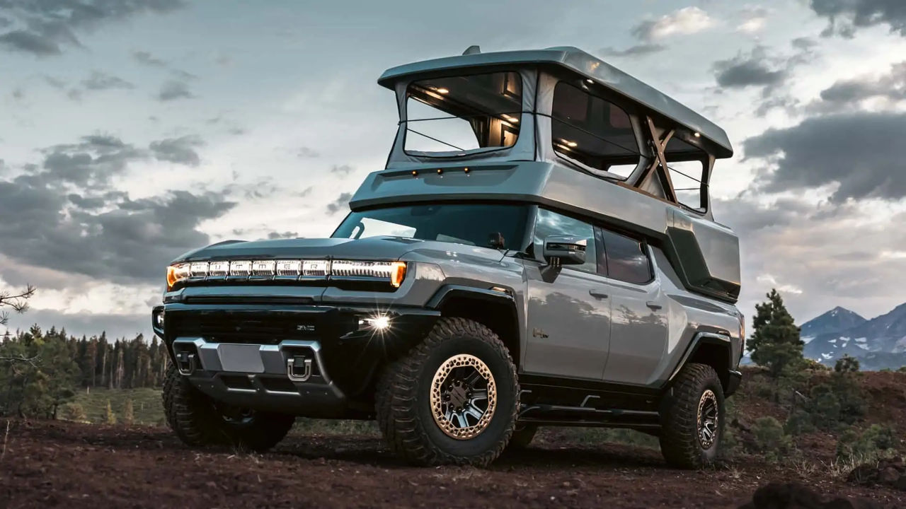 Электропикап Hummer получил версию для дальних путешествий.