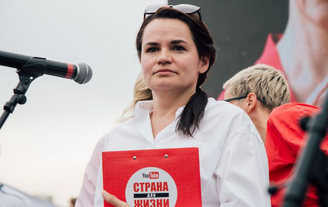Белорусский оппозиционер Светлана Тихановская.
