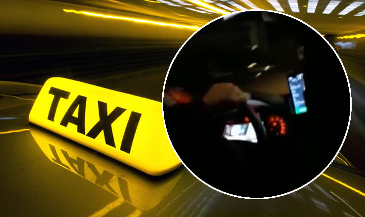 Ce riscă șoferul de taxi surprins în timp ce privește filme la volan. Foto: Point