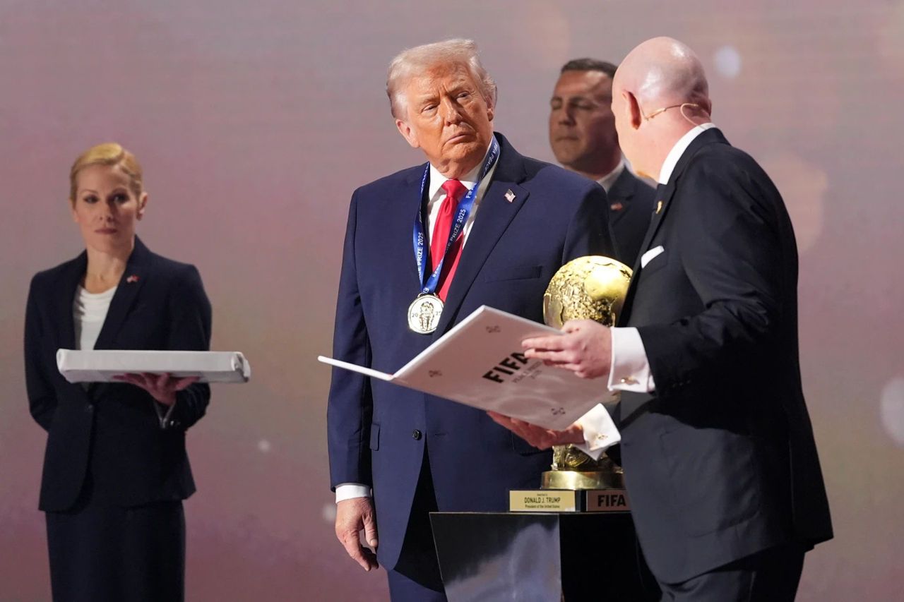 Donald Trump a primit Premiul pentru Pace acordat de FIFA.
