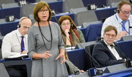 Europarlamentara Rebecca Harms. Foto: euobserver.com