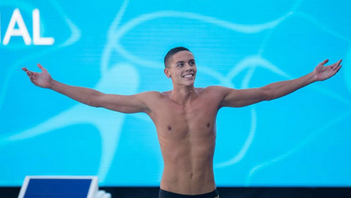 Давид Попович помпезно завершил выступления на чемпионате мира по плаванию среди юниоров.