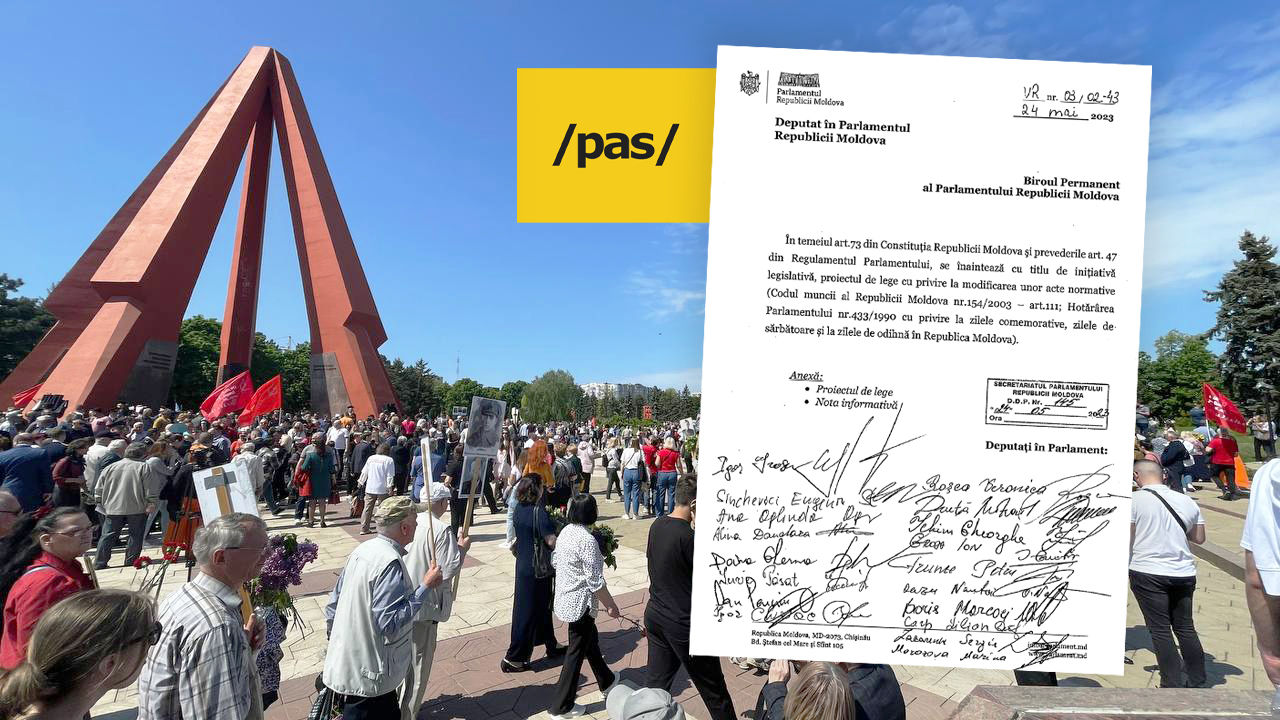 PAS разработала законопроект о замене Дня Победы 9 мая. Коллаж: Point.md