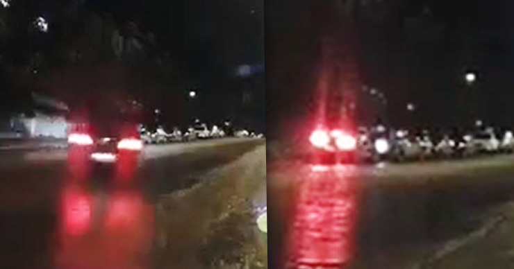 Видеорегистратор снял на видео момент ДТП. 