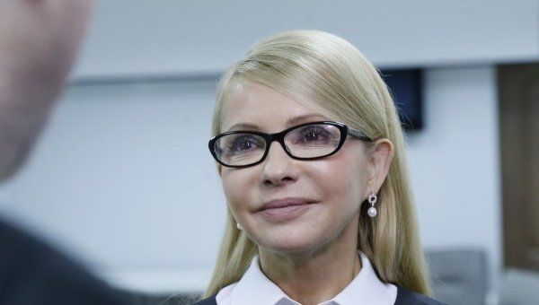 Лидер украинской оппозиционной партии "Батькивщина" Юлия Тимошенко.