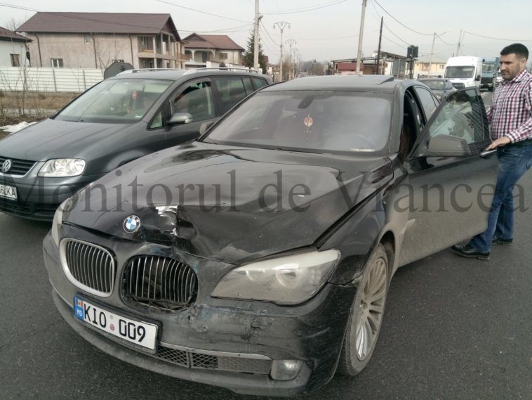 Carambol cu maşini din Republica Moldova în judeţul Vrancea