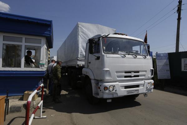 22 августа в Луганск прибыли все 262 грузовика из российского гуманитарного конвоя для юго-востока Украины.