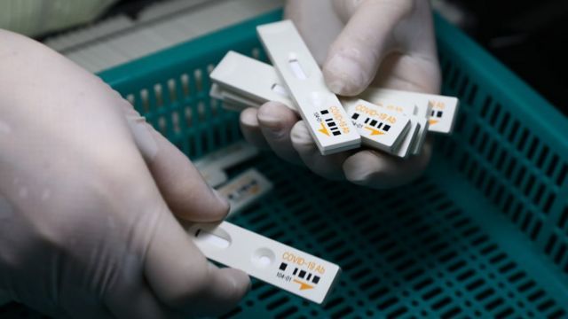 Сверхбыстрый тест на COVID-19 разработан в США.