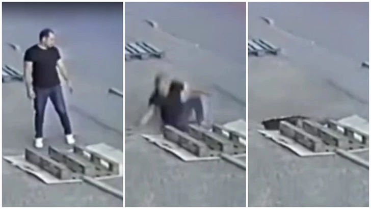 Un bărbat, căutat două zile la Baku după ce a căzut sub pământ.