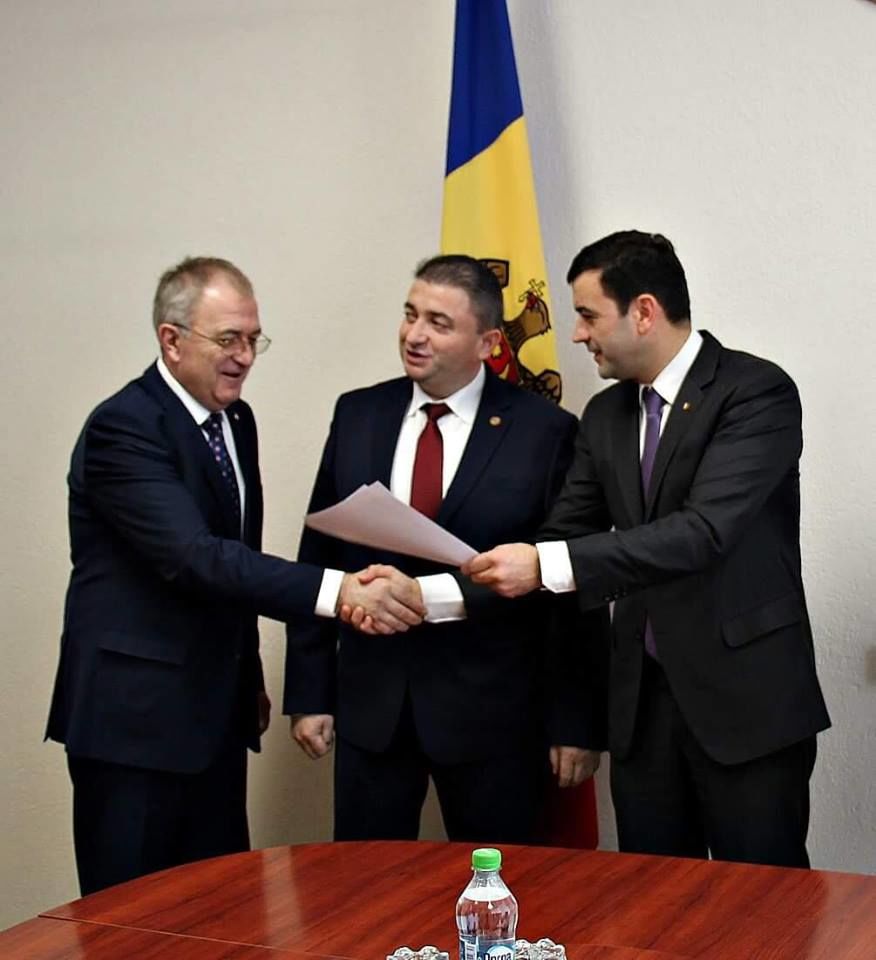 Chiril Gaburici, întrevedere cu omologul său român, Dănuț Andrușcă