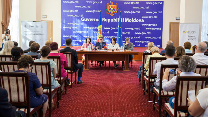 Zilele Diasporei au adunat la Guvern moldovenii reveniți acasă. 