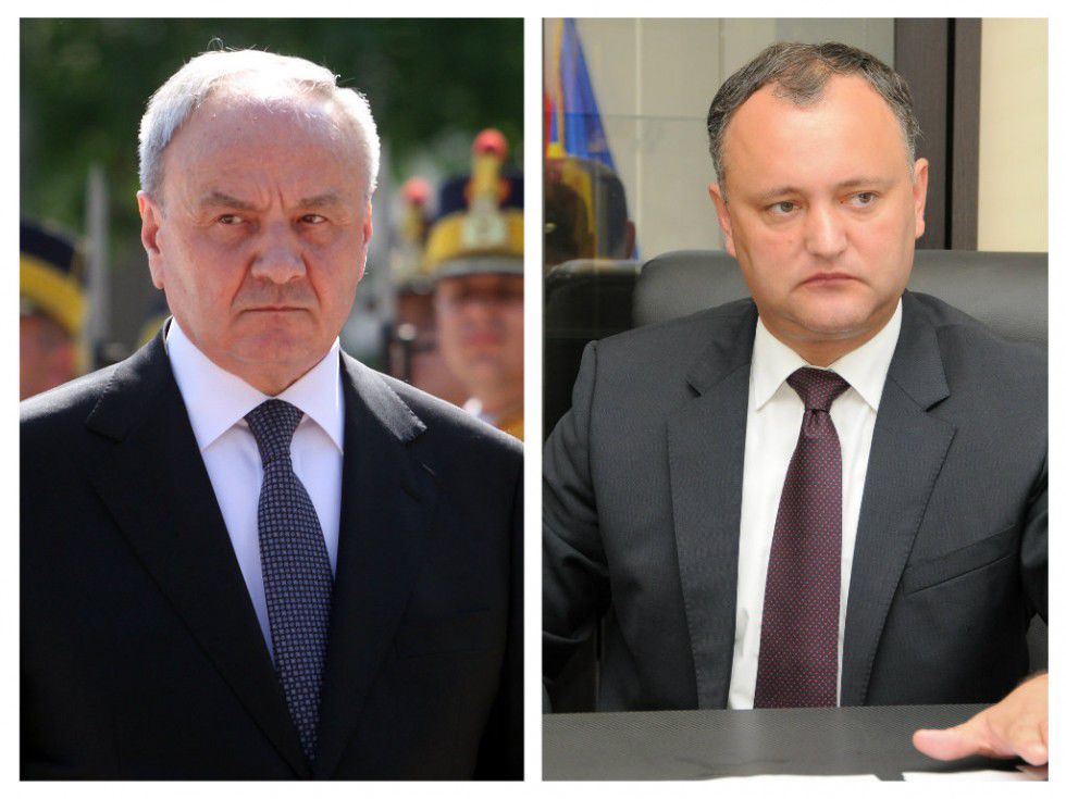 Dodon îi cere lui Timofti să nu-l numească pe Harunjen. Foto: vox.publika.md