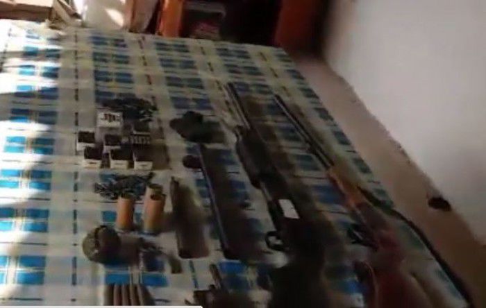 Doi pădurari din raionul Ialoveni, reținuți pentru păstrarea ilegală a armelor. Foto: politiacapitalei.md